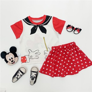 Set bộ Mickey đỏ cho bé trai, bé gái.