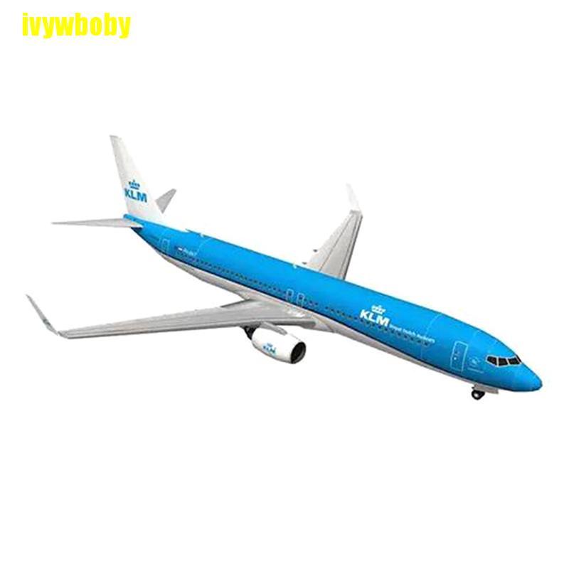 Mô Hình Máy Bay Boeing 737 3d Bằng Giấy Tỉ Lệ 1: 100