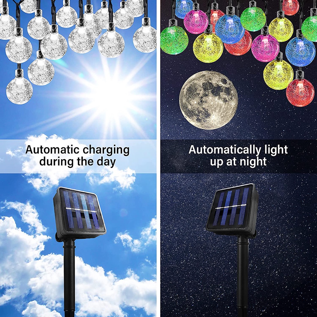 OSIDEN Dây đèn led trang trí sân vườn chống nước 5M/ 7M/ 12M