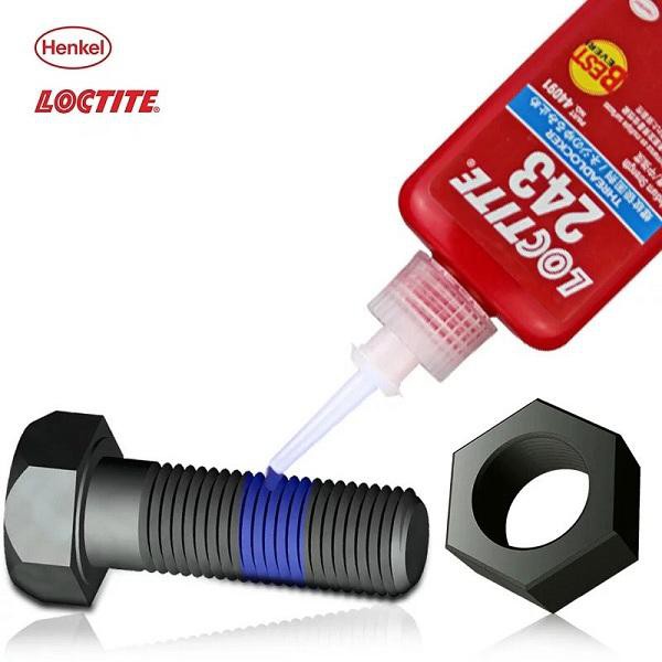 KEO DÁN KHÓA REN MÀU XANH LOCTITE 243 MEDIUM STRENGTH OIL TOLERANT THREADLOCKER 50ML