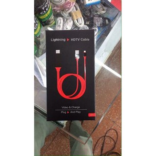 Cáp iphone 5,6,7 ra hdmi lên tivi