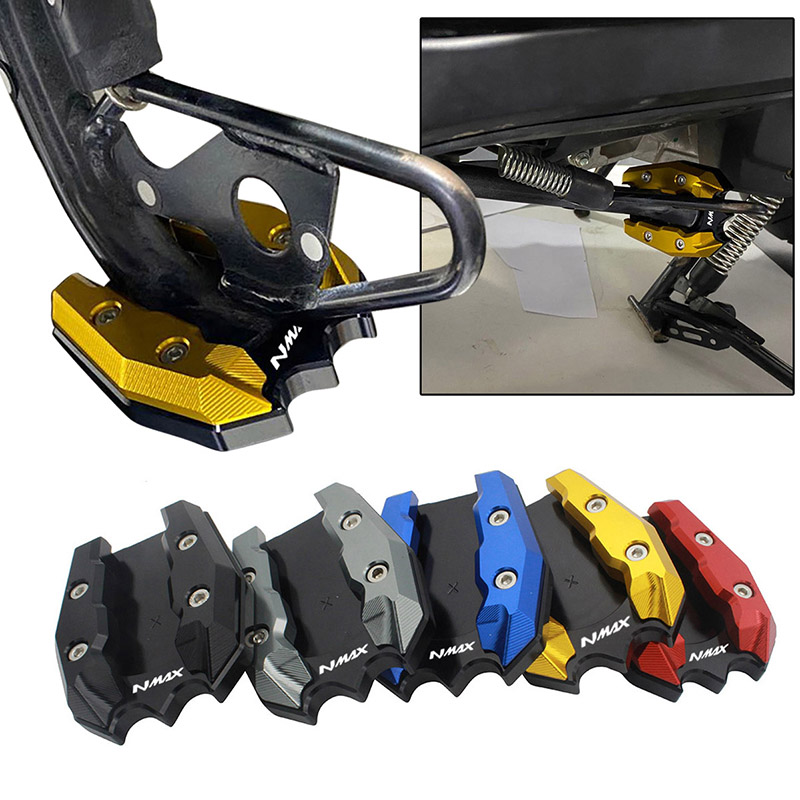 SEMSPEE Xe Máy Chân Đế Mở Rộng Tấm Chân Bên Đứng Pad NMAX155 NMAX150 NMAX125 2015-2025