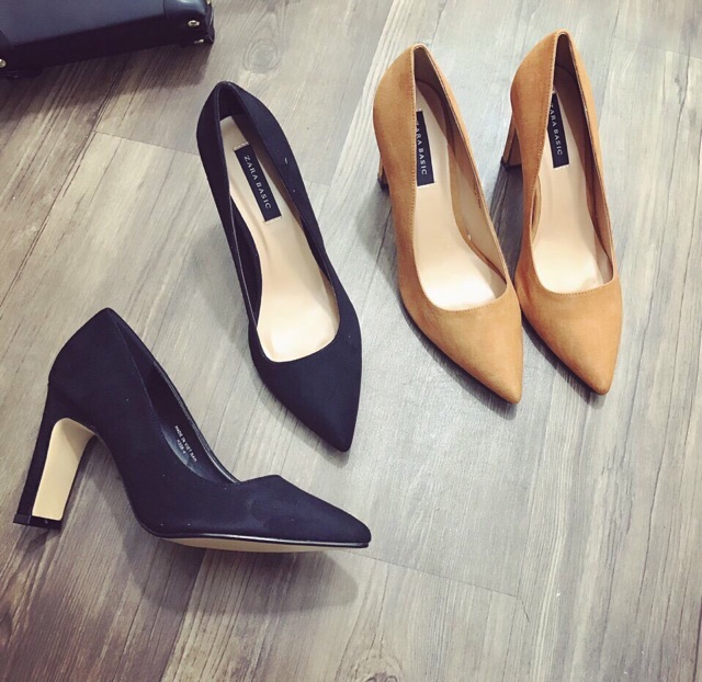 Giày 9cm chất nỉ