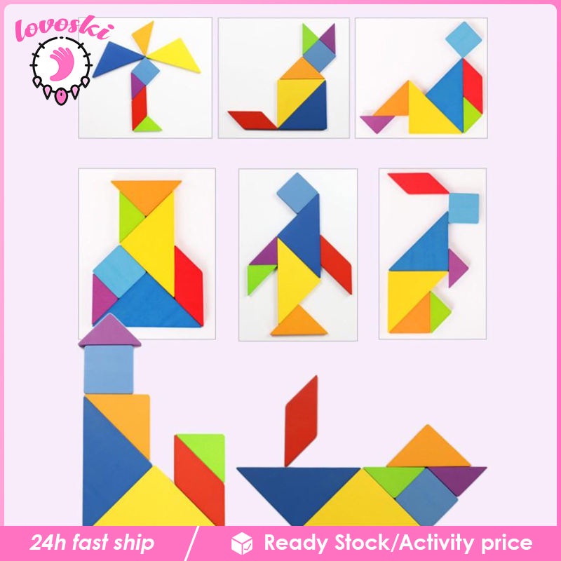 Bộ Đồ Chơi Ghép Hình Giáo Dục Phát Triển Trí Tuệ [Lovoski]