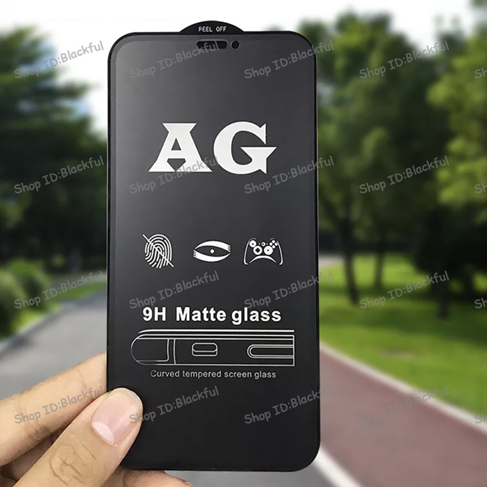 Miếng dán cường lực bảo vệ màn hình iPhone 13 12 Pro Max 12 Mini FUll cover matte glass 11 pro max screen protector frosted Anti Blue Matte protective glass
