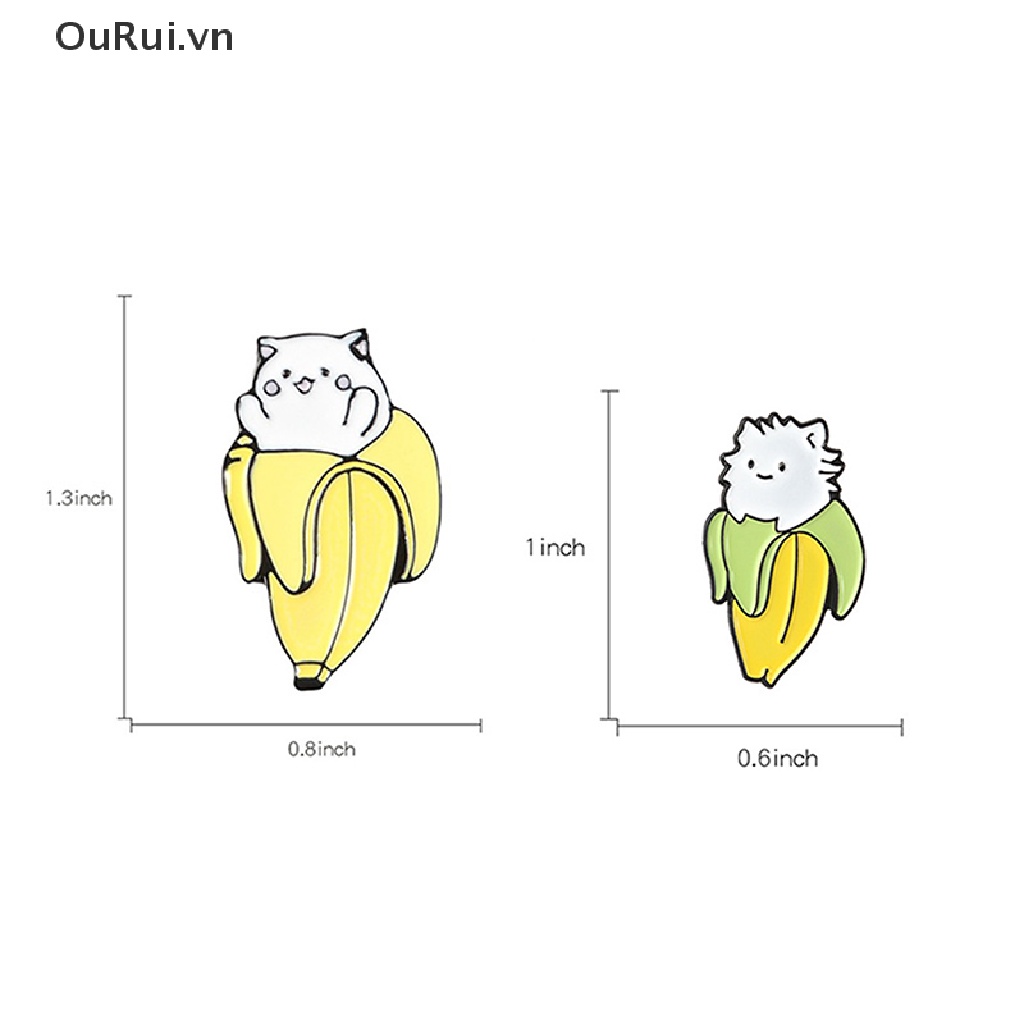 Huy Hiệu Cài Áo Hình Mèo Đeo Tráng Men Thời Trang