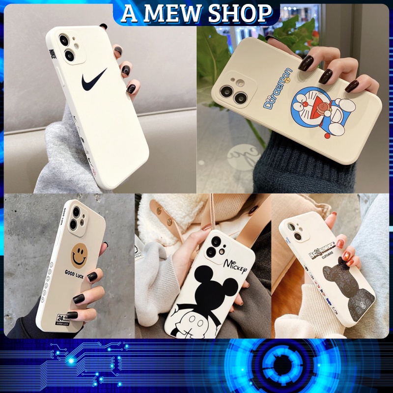 Ốp Lưng I.p.h.o.n.e Cạnh Vuông In Hình Viền 6/6plus/6s/6splus/7/7plus/8/8plus/x/xs/11/12/pro/max/plus/promax A Mew Shop