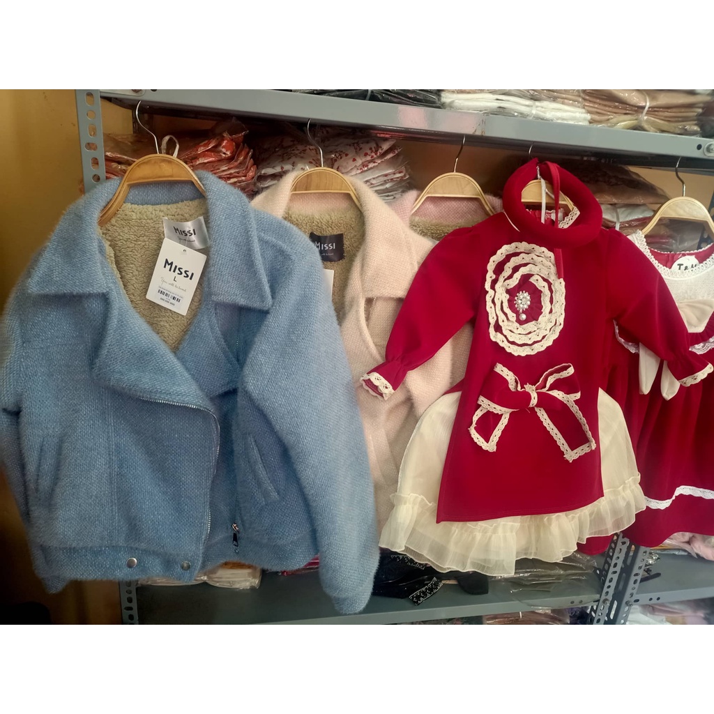 [ SẴN HÀNG ] áo khoác dạ lông tuyết lót lông cừu nữ thu đông dài tay FOM THỤNG chat mềm mịn size từ 40-60Kg | BigBuy360 - bigbuy360.vn