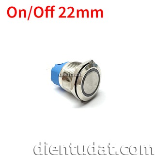 Nút Nhấn Chống Nước ON OFF 22mm 12V 24V