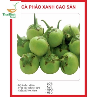 Hạt giống Cà Pháo Xanh 1gram luckyseeds