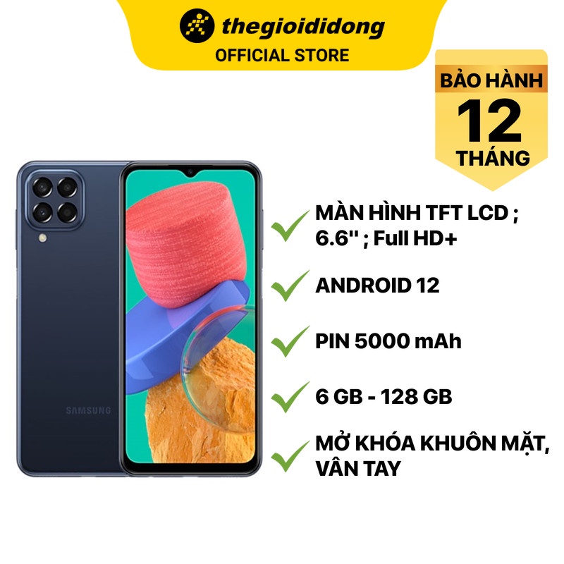 Điện thoại Samsung Galaxy M33 (5G) M336B (6 GB/128 GB) - Hàng chính hãng