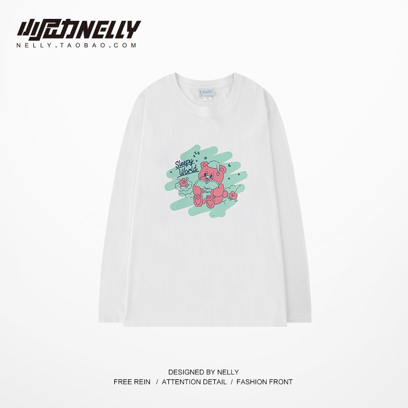 (CÓ SẴN) Aó thun dài tay Nelly : Mẫu SLEEPY WORLD | BigBuy360 - bigbuy360.vn