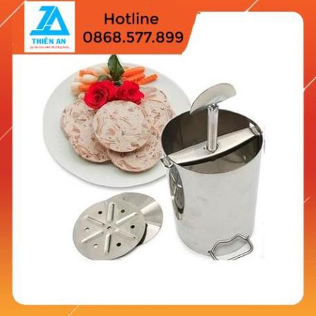 [FREESHIP] Khuôn Làm Giò, Bộ Khuôn Làm Giò Lụa, Giò Mỡ, Chả Bằng Inox Tại Nhà Siêu Tiện Dụng, Hợp Kim Inox Chống Gỉ