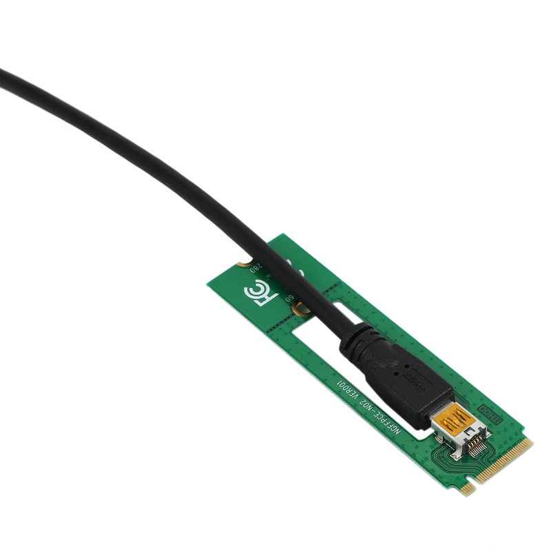 NGFF M.2 M Key to USB 3.0 PCI-E Riser Card M2 to USB3.0 PCIE 16X 1X Extender with Power for Litecoin Bitcoin Miner