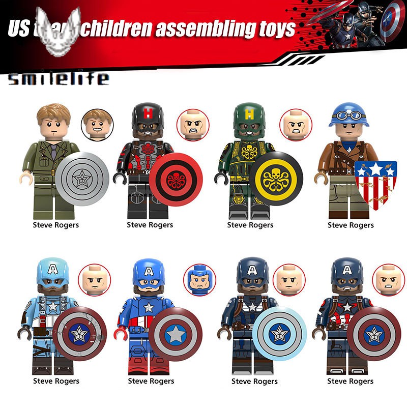 Mô Hình Lego Captain America Avengers