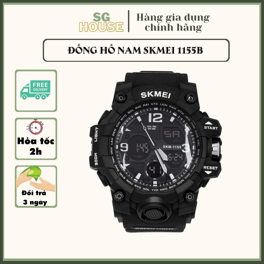 Đồng hồ nam Skmei 1155B dáng thể thao, đồng hồ điện tử thời trang cá tính - Hàng chính hãng | BigBuy360 - bigbuy360.vn