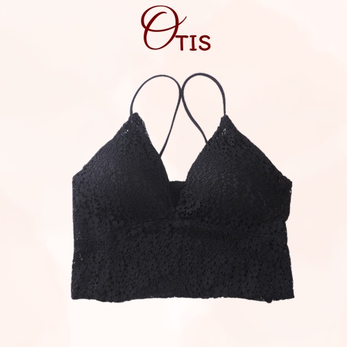 Áo Ngực Ren 2 Dây Dáng Dài Không Gọng Ren Hoa Kiểu Bralete OTIS - 066