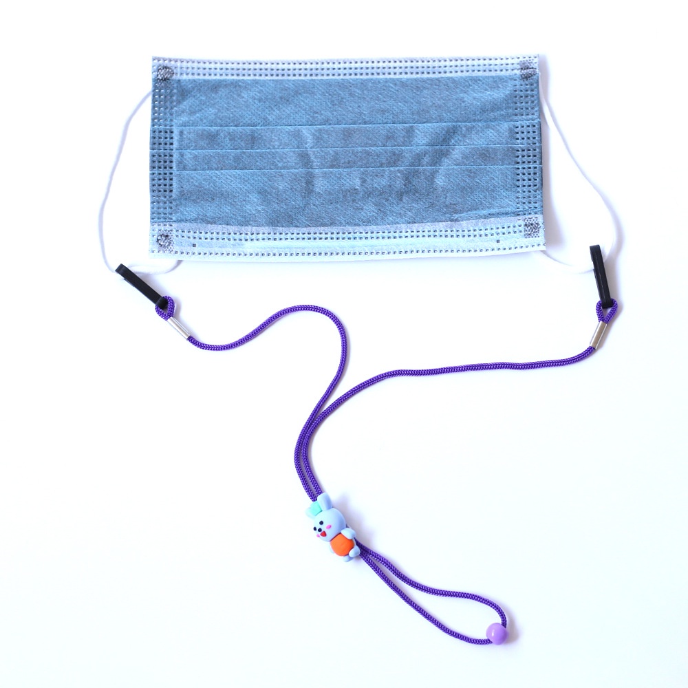 Dây đeo khẩu trang, dây đeo kính co giãn đàn hồi chống thất lạc ,chống rơi có nút điều chỉnh độ ôm nhân vật hoạt hình