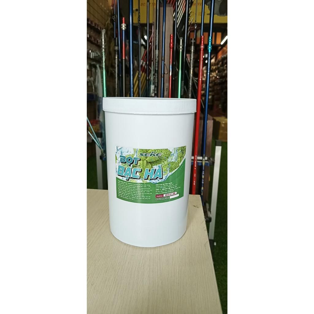 Bột trộn cám câu cá thơm thu hút cá Hương dâu, Hương Bạc hà hủ 1kg Seike