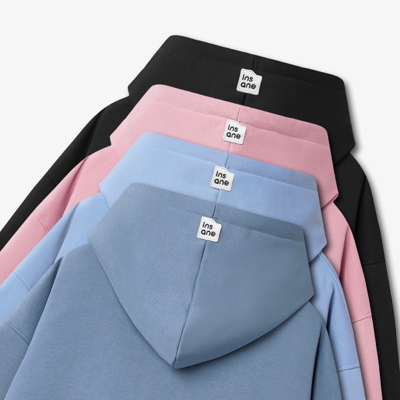 Áo Hoodie INSANE l U.S.I Thêu Xù Hoodie