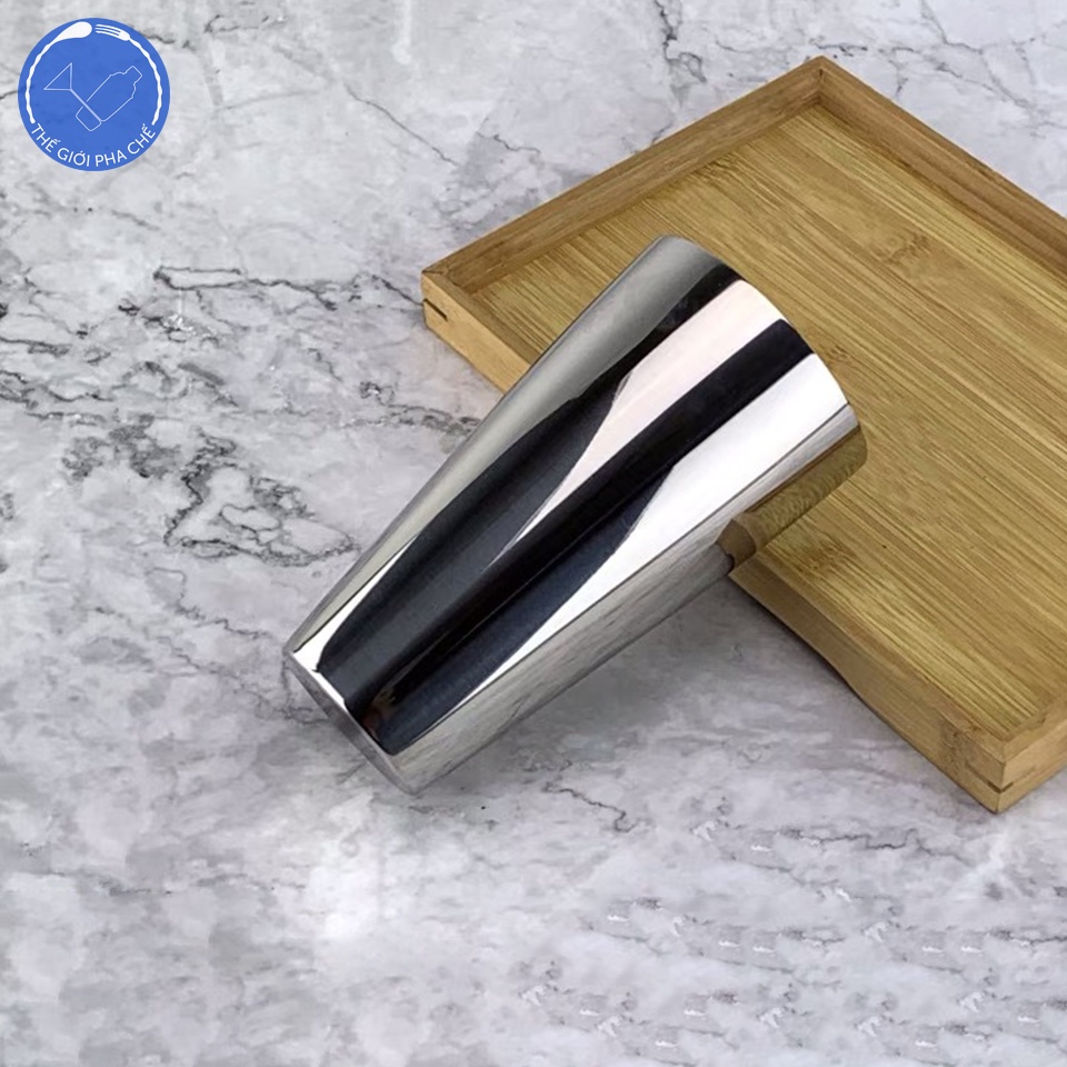 Bình Lắc Boston Inox/ Bình Lắc Shaker Inox 2 Mảnh