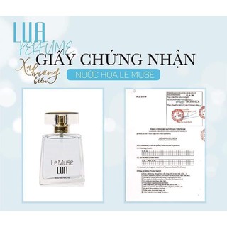 Nước Hoa LUA - Xạ Hương Biển - Le.Muse (50ml)