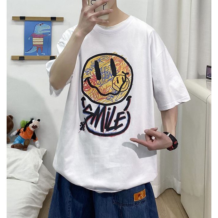 ÁO THUN, ÁO PHÔNG TAY LỠ UNISEX FORM RỘNG OVERSIZE ANIME M556 LK SHOP