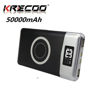 Pin Sạc Dự Phòng KRECOO Hỗ Trợ Sạc Không Dây 50000mAh
