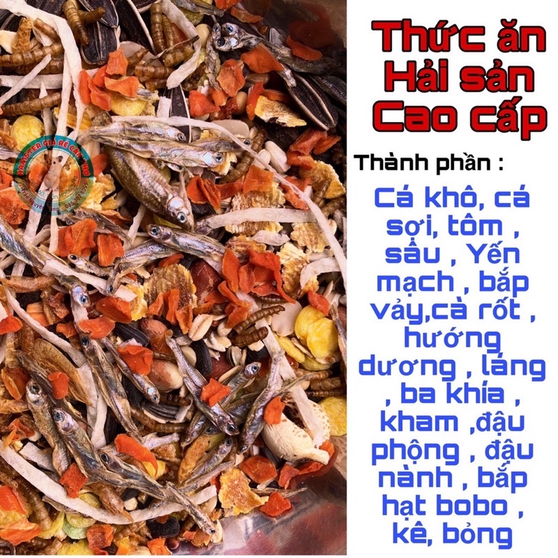 Thức ăn hải sản cao cấp 500g