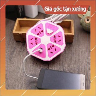 [HOT+FREE SHIP] Ổ cắm điện trái cam 2 cổng USB