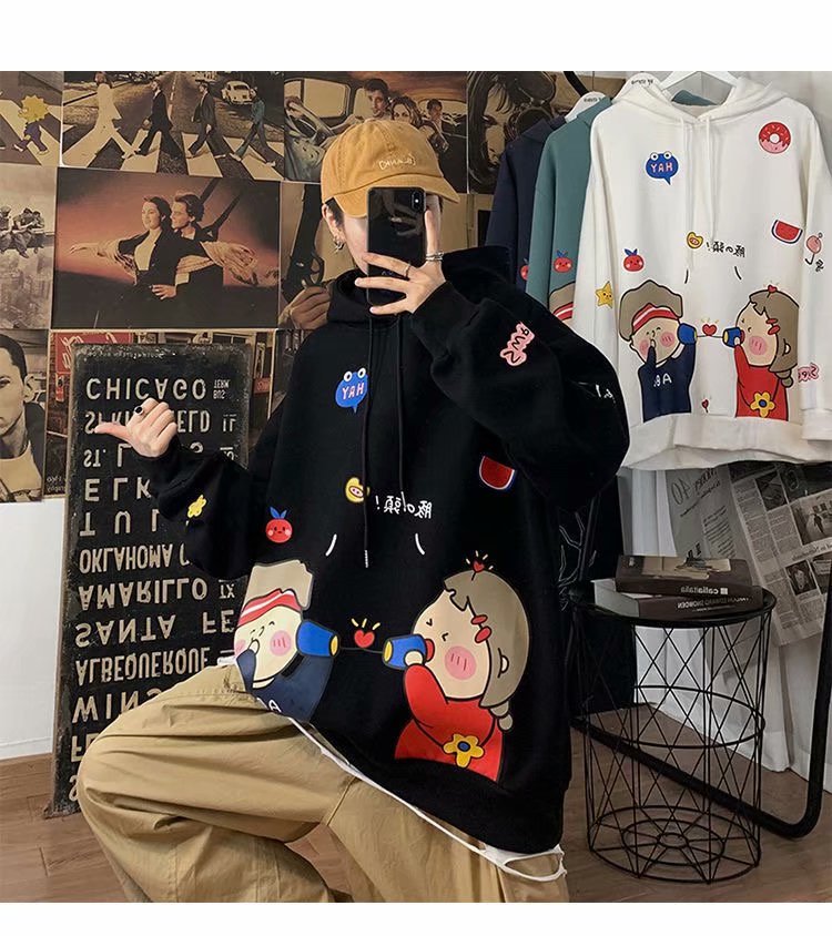 Áo hoodie tay dài kiểu dáng thể thao năng động cho nam giới | BigBuy360 - bigbuy360.vn