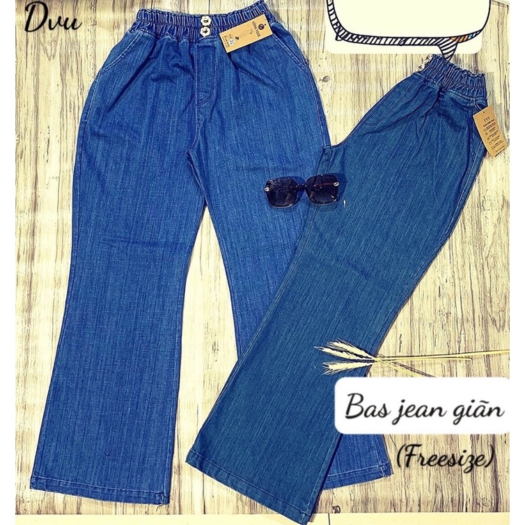 QUẦN JEANS ỐNG BAS CO GIÃN