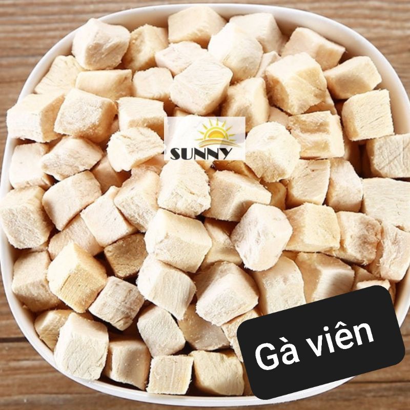 Thịt gà sấy (gà viên/gà xé/gà miếng) dinh dưỡng cho hamster, mèo