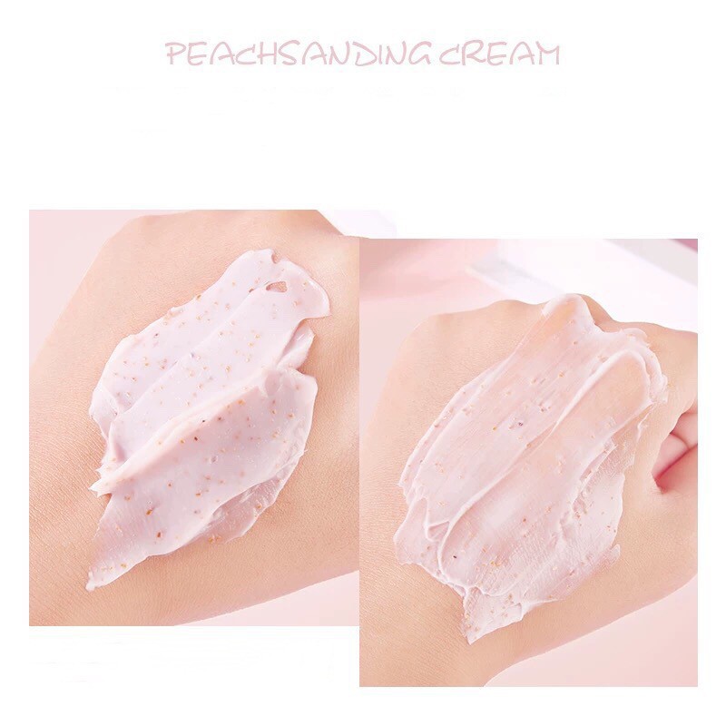 Kem Tẩy Tế Bào Chết Body hương Đào Peach HEYXI giúp da trắng hồng, cải thiện làn da 200ml NPP Shoptido Peach Body Scrubs