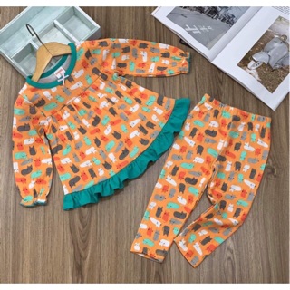 Combo 5 bo cotton danhcho be gai