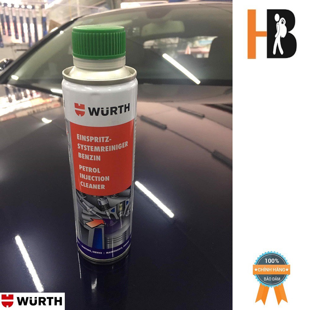 Súc béc xăng WURTH Petrol Injection System Cleaner 300ml | HIBUCENTER |