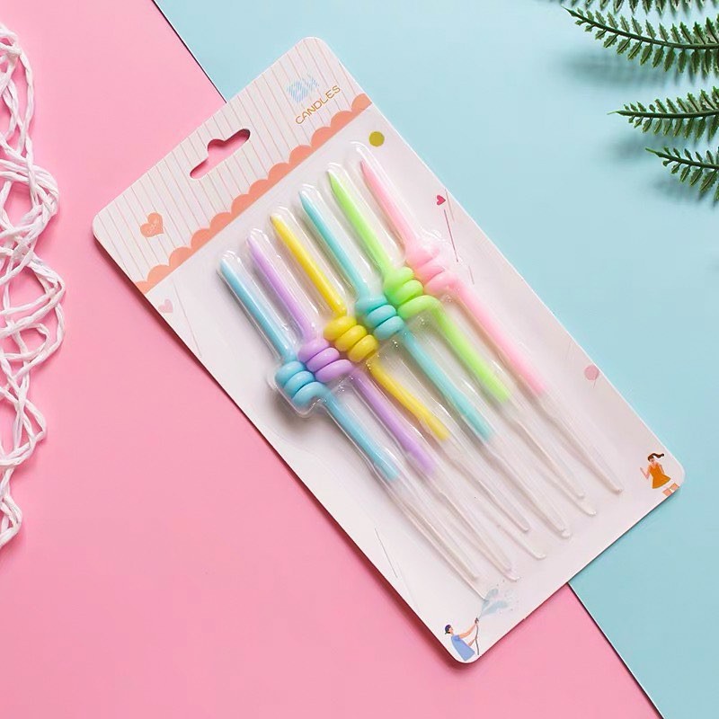 Set Nến Xoắn Giữa Pastel - DECOR042