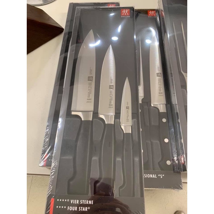 Bộ dao Zwilling Vier Sterne 3 món [Nhập Đức]