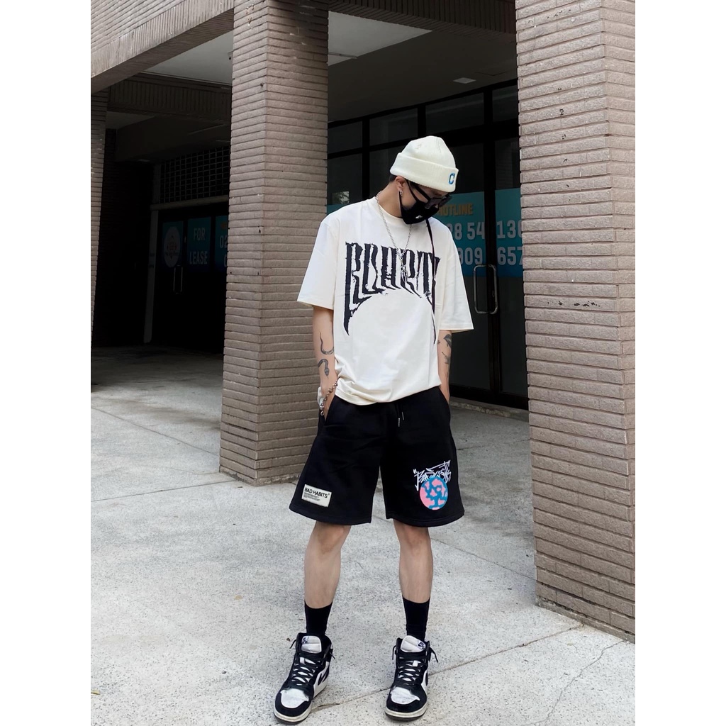 Áo thun unisex bad habits DRIP TEE phom rộng tay lỡ dành cho nam nữ local brand phong cách Ulzzang - Gin Store