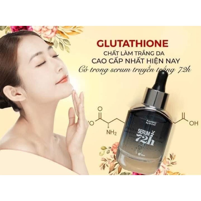 Serum Truyền Trắng 72h Dưỡng Ẩm, Ngăn Ngừa Lão Hóa, Mờ Thâm Nám Dr Cell  , Lọ 5ml - 30ml