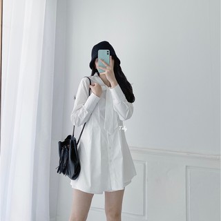 Đầm sơ mi và áo len D29121 TALY