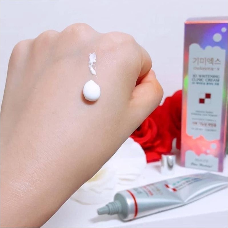 Kem Trắng Da giảm Nám Tàn Nhang MELASMA-X 3D WHITENING CLINIC - CREAM