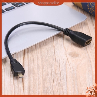 Cáp chuyển đổi micro hdmi đực sang hdmi cái 17cm