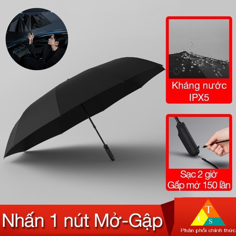 Ô mưa điện thông minh UREVO Electric Umbrella Xiaomi gấp tự động