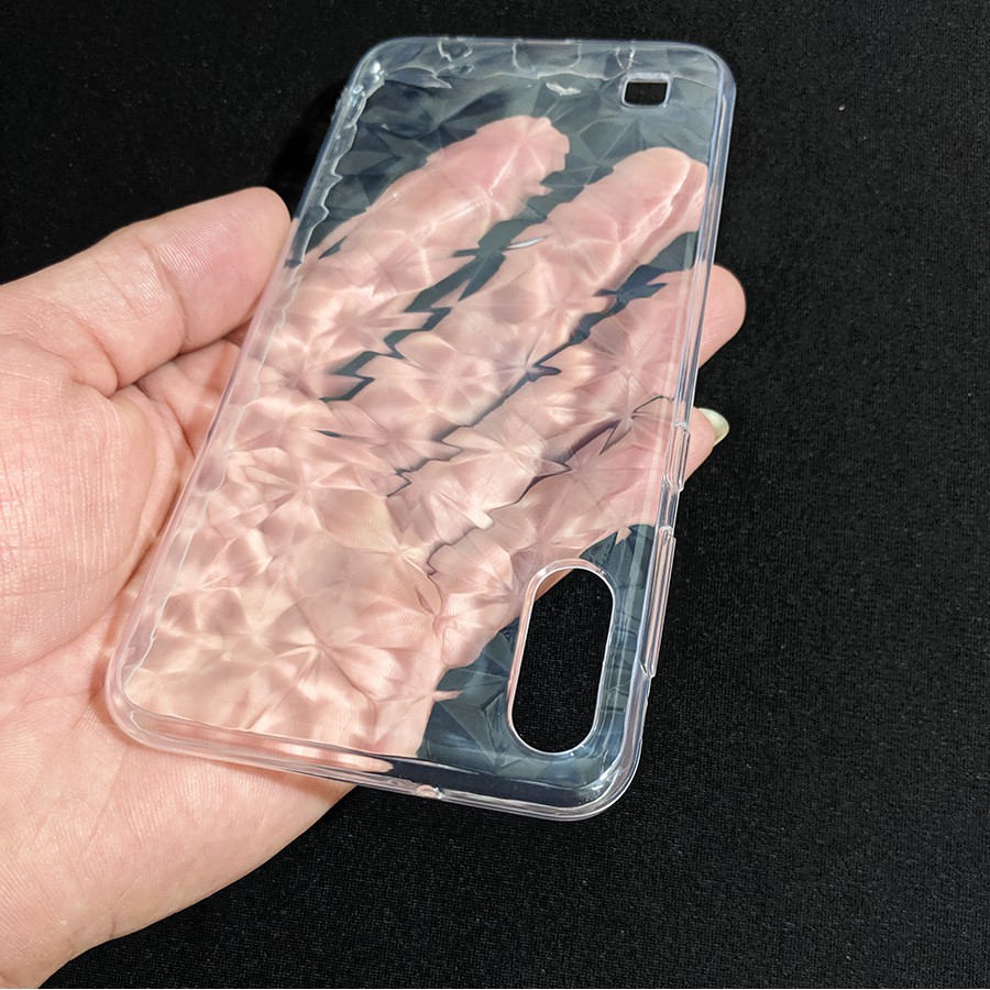 Ốp lưng dẻo Galaxy A10 - Galaxy M10 vân kim cương