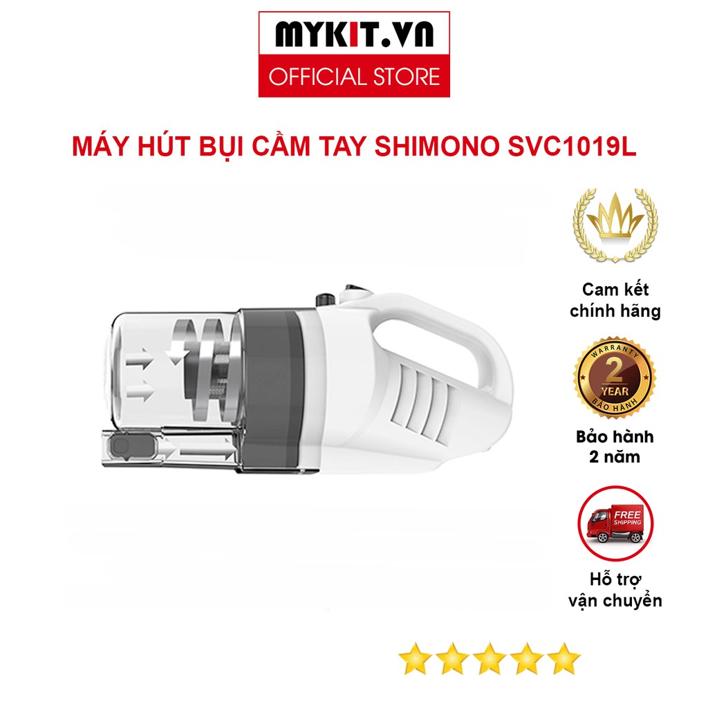 [Hàng Chính Hãng] MÁY HÚT BỤI SẠC PIN ELUXGO SVC-1019L - MYKIT.VN