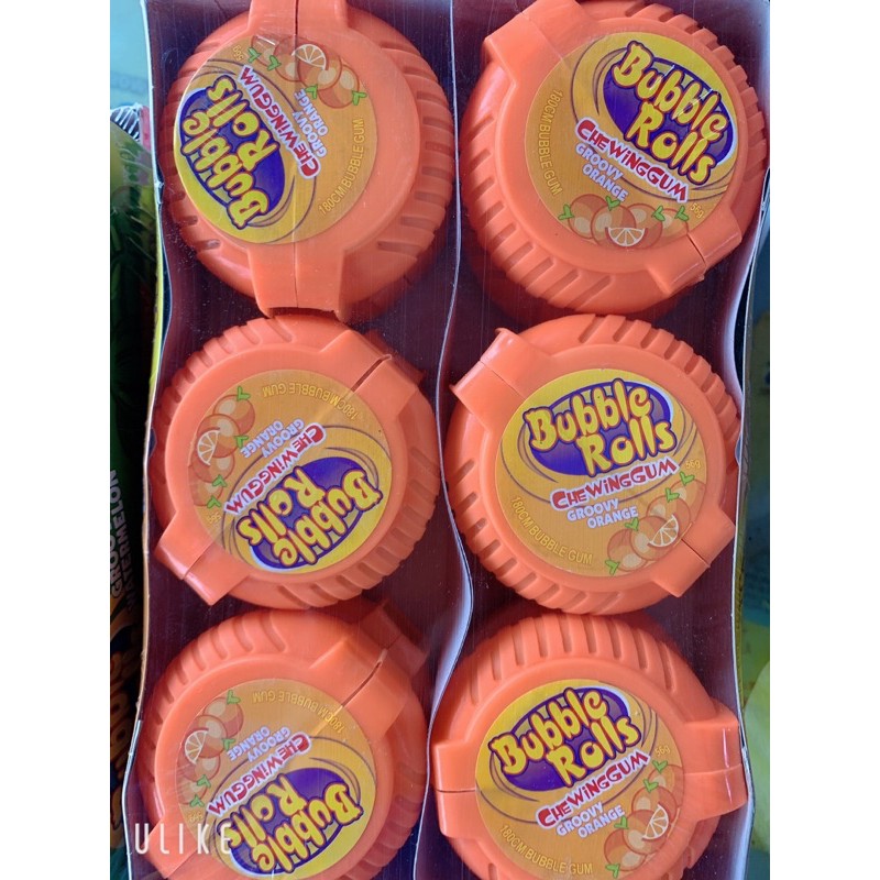 Kẹo Gum cuộn Hubba Bubble Rolls Thái Lan 56g