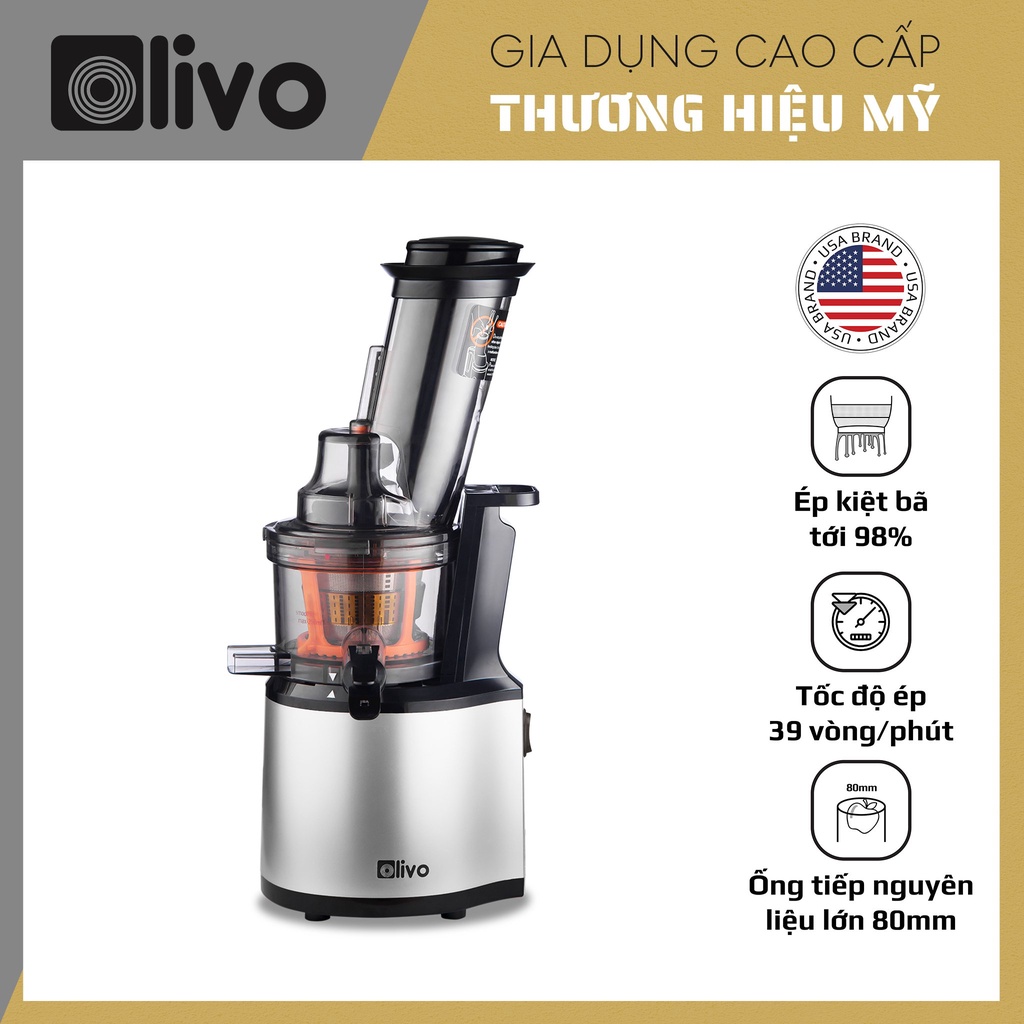 Máy Ép Chậm OLIVO SJ200 Bảo Hành 24 Tháng Thương Hiệu Mỹ