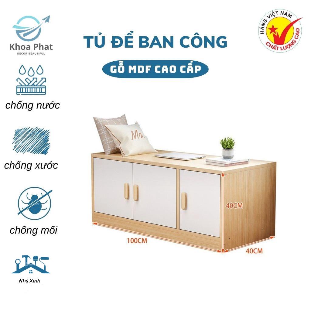 Tủ Để Ban Công Khoa Phát, Tủ Để Dọc Tường Nhiều Ngăn Có Cánh Cửa Đa Tiện Lợi -cs3