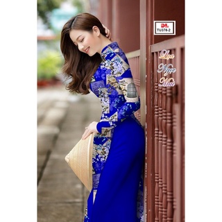 Vải áo dài in chuyển nhiệt 3D